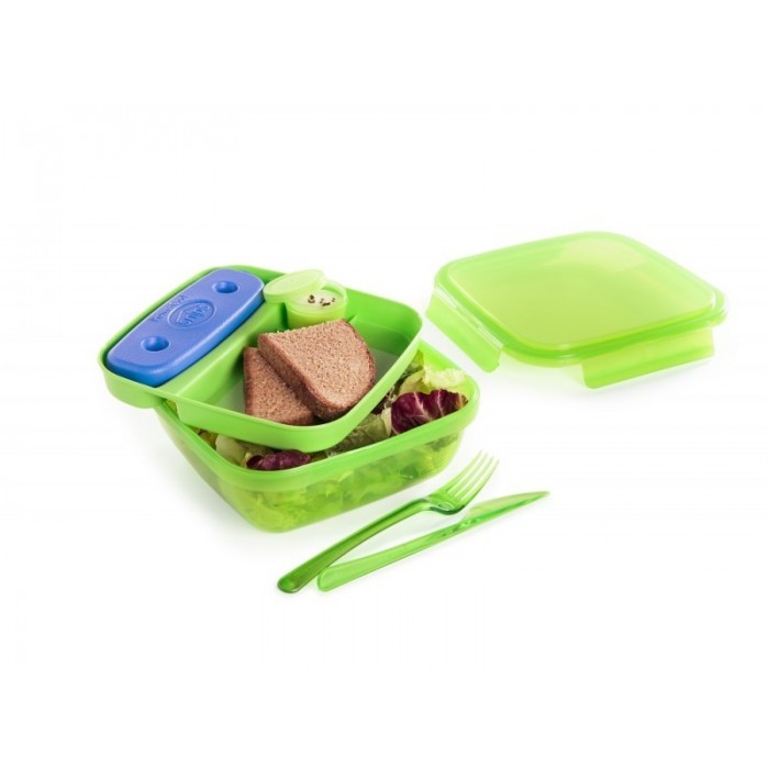 SNIPS ENERGY - lunch box z wkładem chłodzącym 1,5L zielonym