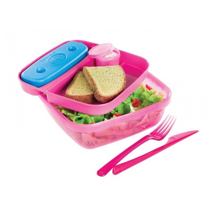 SNIPS ENERGY - lunch box z wkładem chłodzącym 1,5L różowy